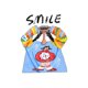 thumbnail image 2 of Artistic Flair, Smiling Girl Graphic Tee for Women - Casual Crew Neck Short Sleeve T-Shirt, Stretchy & Breathable Polyester Blend, Perfect for Summer, 2 of 6