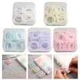 thumbnail image 2 of 100Pcs Colorful Binder Rings 15mm Detachable Binder Rings Book Rings for Note Card Binder Notebook Binder Journal, 2 of 15