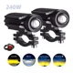 thumbnail image 1 of Faros Auxiliares Led Blanco Amarillo Estrobo Para Carro Moto, 1 of 8