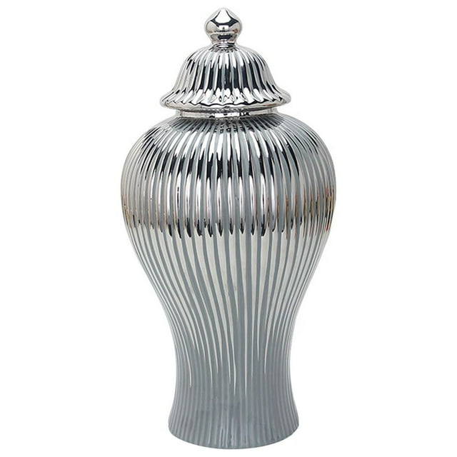 Organizador de tarros de jengibre de porcelana, almacenamiento, centros de mesa, decoración de cerámica S