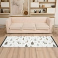 thumbnail image 2 of Yayeee Runner Rug for Bedroom 2'x6' Machine Washable Hallway Non Slip Mat, Christmas Forest, 2 of 8