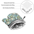 thumbnail image 6 of Daiia Boho Dreamcatcher 1 Pattern Oven Mitts and Pot Holders 4 pcs Set,High Heat Resistant 500 Degree Extra Thicken Long Kitchen Cotton Oven Glove, 6 of 6