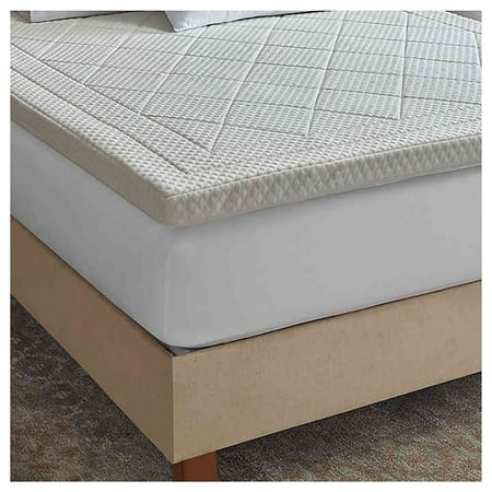 Therapedic Quilted Deluxe 3-Inch Memory Foam Queen Bed Topper