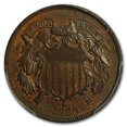 thumbnail image 2 of 1868 Two Cent Piece MS-63 PCGS (Brown), 2 of 3