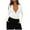 White, variant on Womens Sexy Tops Long Sleeve Slim Fit Crop Tee Shirts Low-Cut Ribbed Knit Going Out Blouses Clubwear Outfits (XL, White)