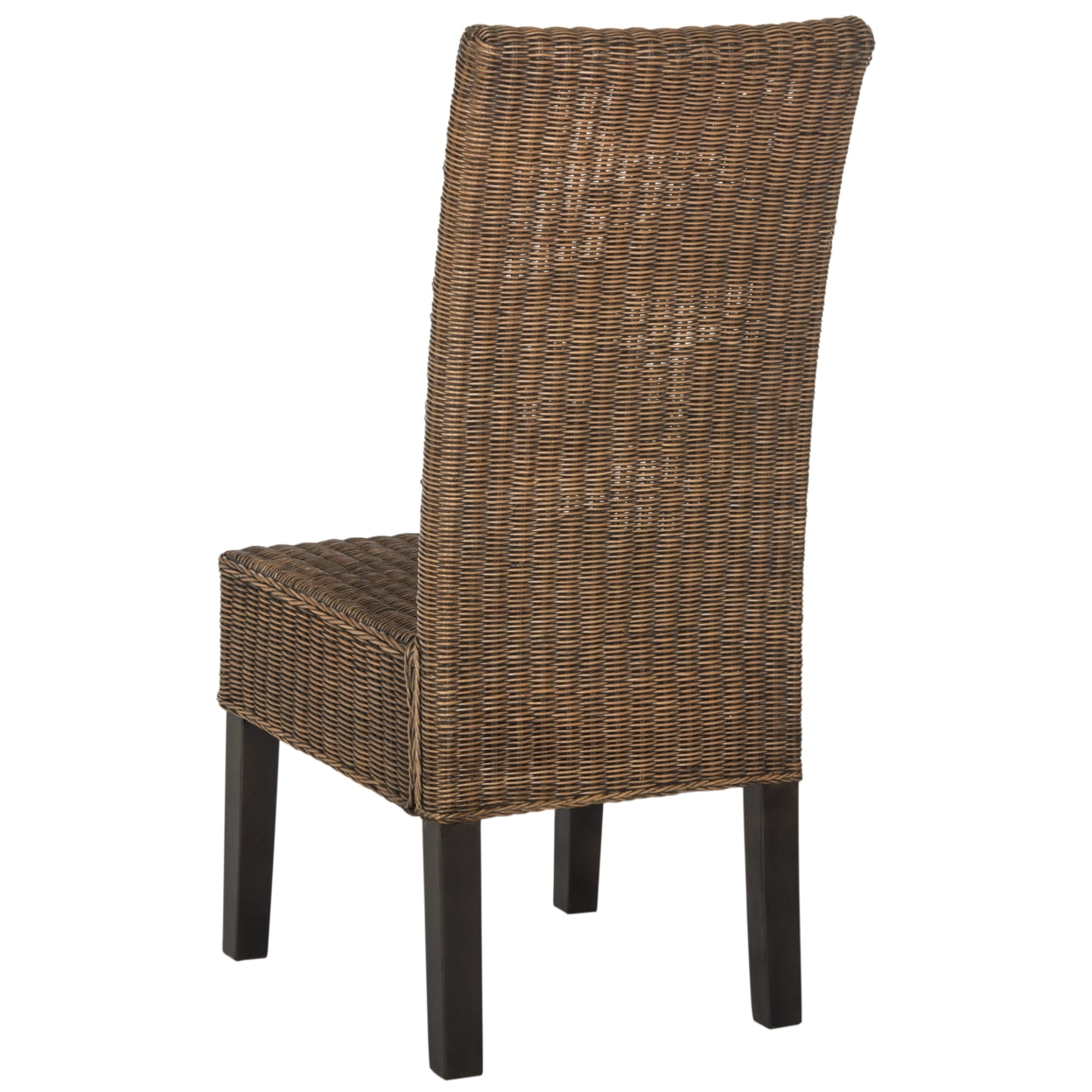 SAFAVIEH Arjun 18''H Wicker Dining Chair Brown/ Multi