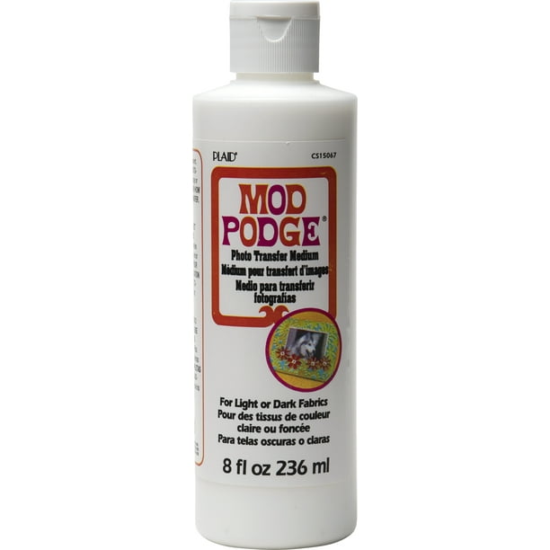 Mod Podge Cs15067 Photo Transfer Medium Clear 8 Fl Oz Walmart Com Walmart Com