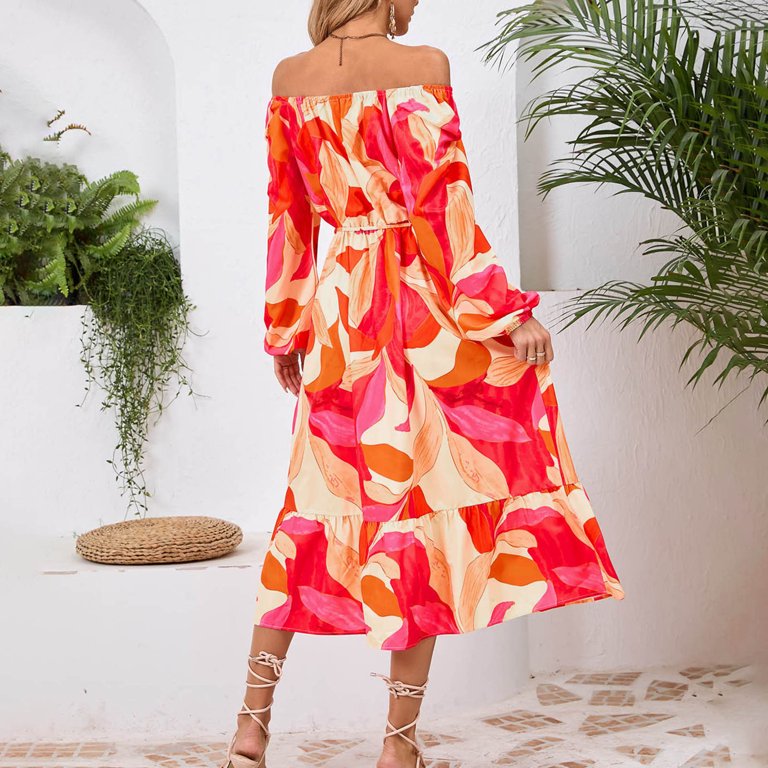 Zshosam Casual Dresses for Women Semi Formal Fit and Flare Dresses