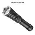 thumbnail image 4 of Advancent Linterna Recargable Potente Modos Flexibles Lámpara de Radiación Exterior Impermeable Antorcha Luces Enfoque Tiro Largo Estufas de camping sin pilas, 4 of 6