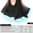 thumbnail image 5 of Extensiones de cabello con cinta adhesiva Veravicky Hair, cabello humano natural, interfaz pequeña de 4 x 0,8 cm, trama de piel Remy, 20 unidades, 16 a 24 pulgadas, para cabello fino, 5 of 5