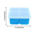 AiYqZypa On Sale Silica Gel Ice Cube 4 Square Ice Cube Tray With Cover aiyqzypa-on-sale-silica-gel-ice-cube-4-square-ice-cube-tray-with-cover