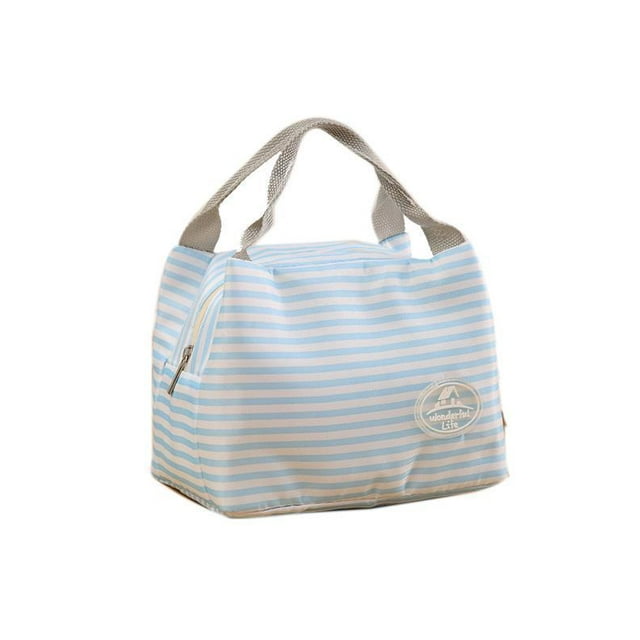 Oxford Cloth Insulated The rmal Cooler Lunch Bag Pouch Picnic Storage Box