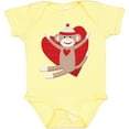 thumbnail image 3 of Inktastic Hug Sock Monkey Boys or Girls Baby Bodysuit, 3 of 5