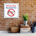 thumbnail image 3 of Square Plus No Food or Drink Beyond This Point Door or Wall Sign | Workplace Cleaning Signage - Large, 3 of 8