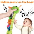 thumbnail image 2 of Juguete musical LIGHTDESIRE Caterpillar con arrugas y sonajeros, 2 of 6