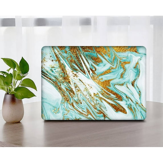 KSK KAISHEK for MacBook Air 13 inchs Case 2017-2014/2013//2012/2011/2010 Release Model A1369 & A1466, Plastic Hard Case Shell Cover + Black Keyboard Cover, Marble 18