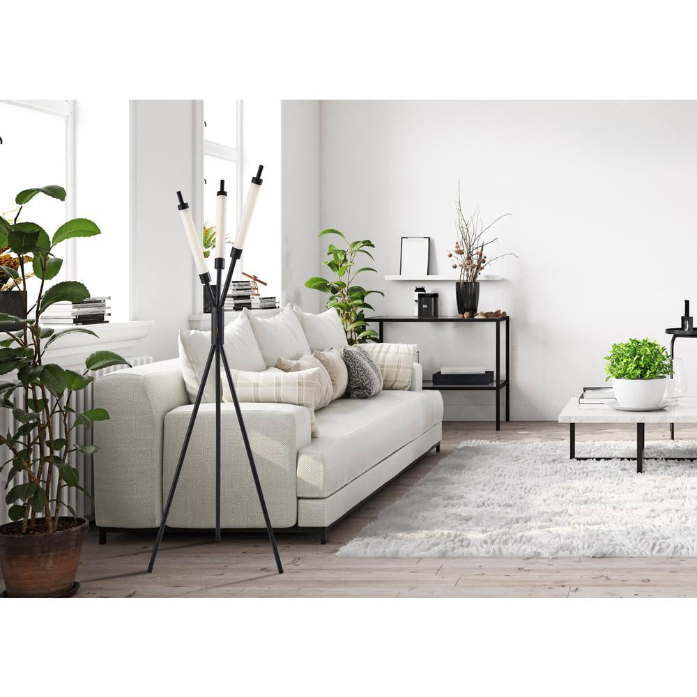 Adesso Collin 62.5" 3-Light Modern Color Changing 3-Way Touch Integrated LED Floor Lamp