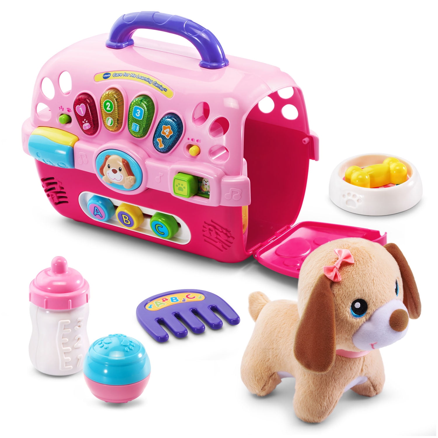 vtech shake and move puppy pink
