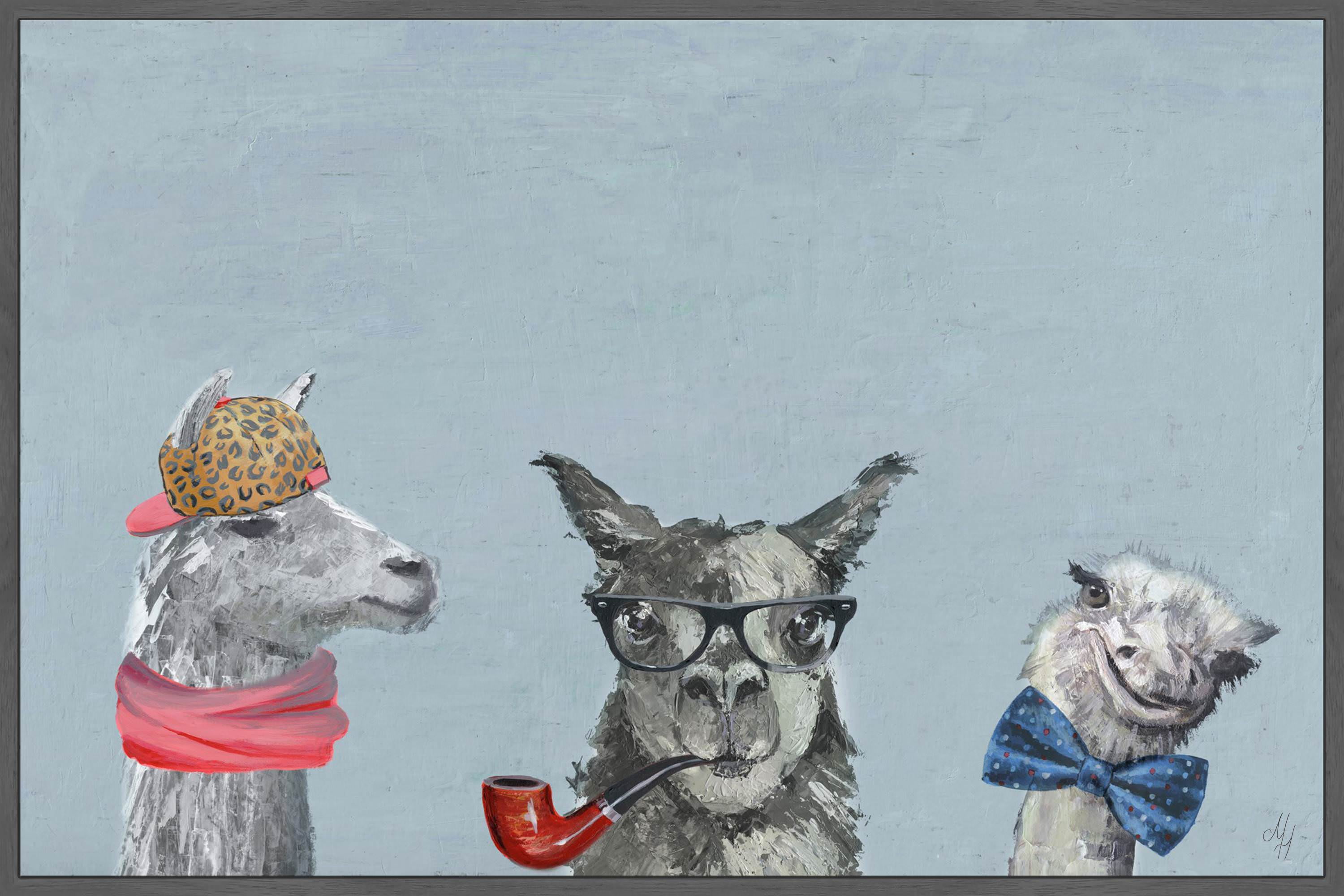Indubitably III Floater Framed Painting Print on Canvas