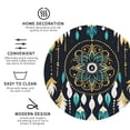 thumbnail image 3 of Gaeub Boho Dreamcatcher Print 4 Pcs Leather Coasters for Drinks ,Drink Coasters Sets,Drink Table Cup Coasters for Living Room Kitchen Coffee Decor-Round Shape, 3 of 6
