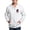 Ash Gray, variant on - Fox Wizard Magic Fantasy Men's Zip Up Hoodie - Zip Hoodie, Classic Hooded Sweatshirt with Metal Zipper