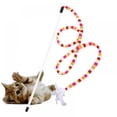 thumbnail image 4 of CNKOO Interactive Cat Training Toys Tease Cat Wand Toy with Feather Head and Bells, 4 of 7