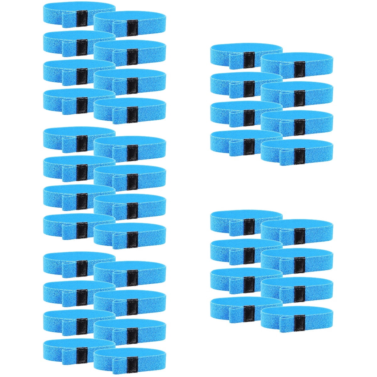 ZEHUANYU 40 Pcs Colored Bento Box Straps Bento Box Bands Lunch Container Elastic Straps Bento Fixing Bands