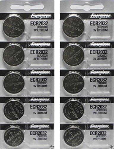 Energizer CR2032 3 Volt Lithium Coin Battery 10 Pack (2x5 Pack) In Original Packaging (3)