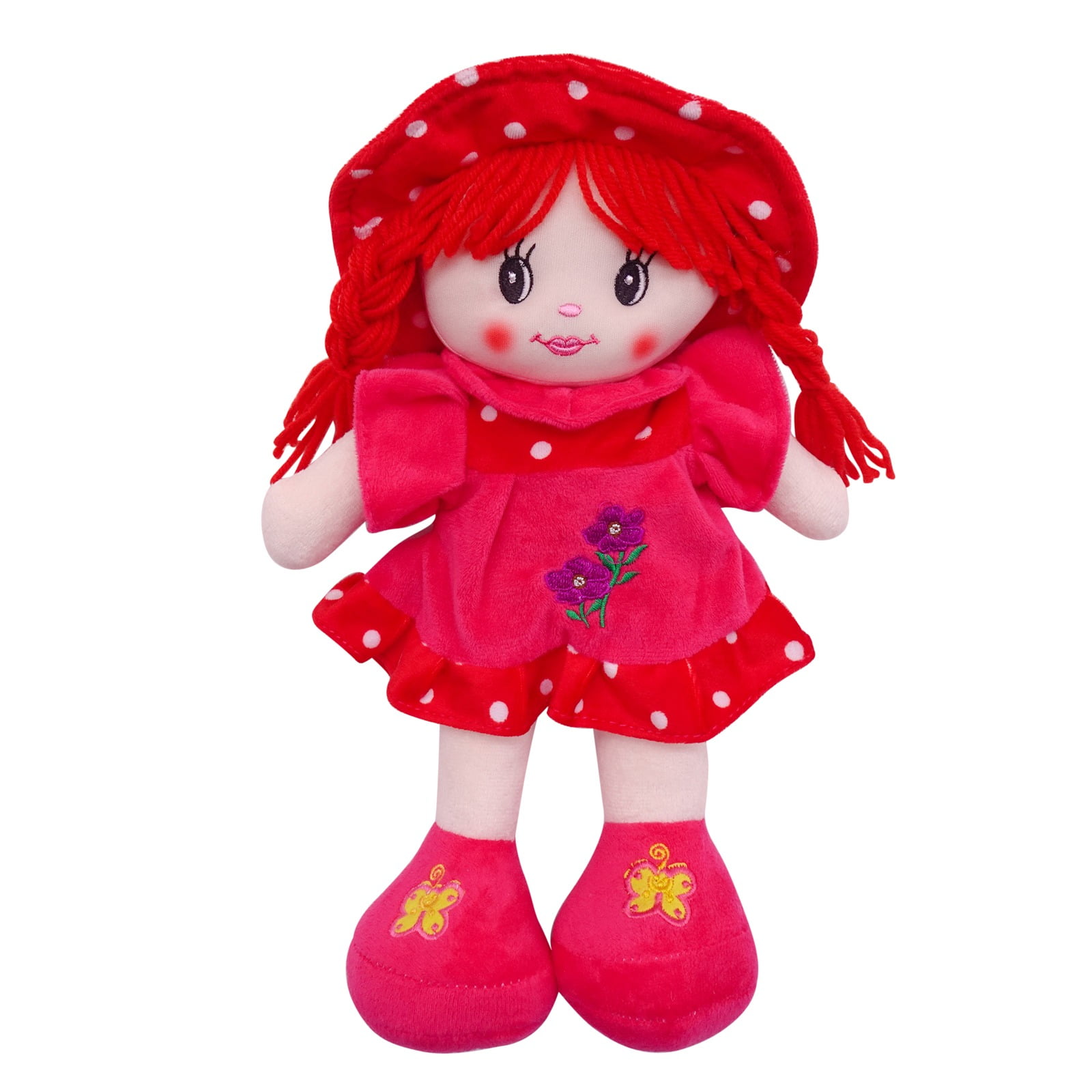 Rag Doll for Girls, 14 inch Plush Kids Toy - Walmart.com - Walmart.com