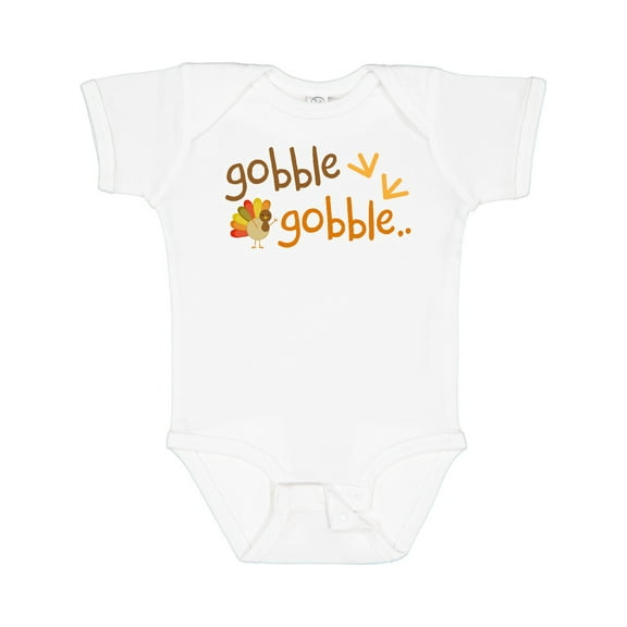 Inktastic Gobble Gobble Thanksgiving Boys or Girls Baby Bodysuit