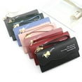 thumbnail image 2 of Wallet Women Large Capacity Long Wristlet Purses Cute Bow Clutch RFID Blocking Credit Card Holder, 2 of 7