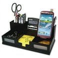 thumbnail image 2 of Victor Technology Desk Organizer with Smart Phone Holder, Black (9525-5), 2 of 4