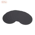 thumbnail image 3 of Uxcell 3.9-inch Round Cardboard Paper, 50 Pcs Blank Disc Circles Slices for Party Decorations DIY Craft, Black, 3 of 5