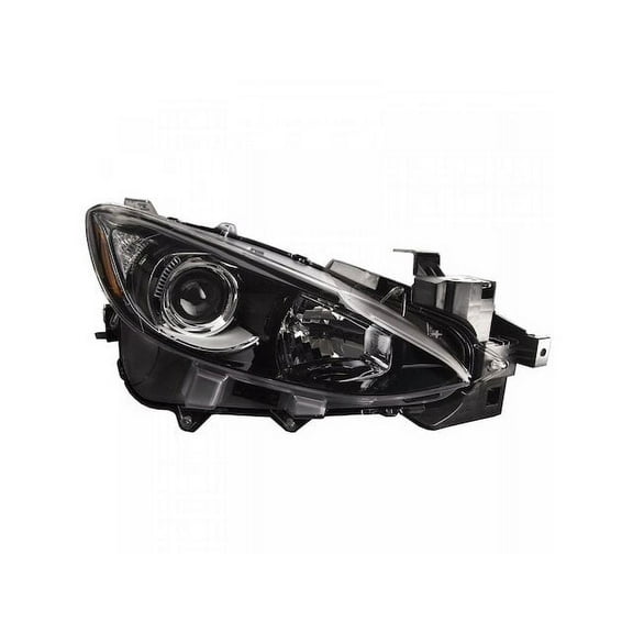 Right Headlight Assembly - Compatible with 2014 - 2016 Mazda 3 2015