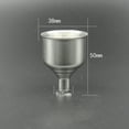 thumbnail image 5 of FELTECHELECTR Stainless Steel Kitchen Funnel Silver for Daily Life 1Pcs 1.5x1.5x2in, 5 of 8