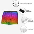 thumbnail image 6 of Kll Rainbow Glitter Men'S Cotton Boxer Briefs Underwear-Xx-Large, 6 of 9
