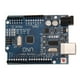thumbnail image 1 of Kuymtek Placa Arduino ATmega328P CH340G UNO R3 + Cable USB + Kit Caja Acrílico, 1 of 6