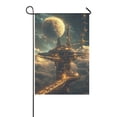 thumbnail image 3 of Hanmun Garden Flag Colorful Cosmic Space Banner Double Sided Outdoor Lawn Home Decoration 12x18, 3 of 7