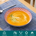 thumbnail image 5 of vancasso, Series Macaron, 4-Piece Porcelain Soup Bowl Set, Colourful Dinner Set, 8.5 inch, 5 of 7