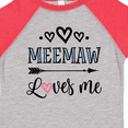 thumbnail image 4 of Inktastic My Meemaw Loves Me Girls Girls Toddler T-Shirt, 4 of 5