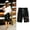 Black#1, variant on LEBONYARD Womens Summer Shorts Plus Size,Women's Shorts with a Fresh and Trendy Design,Women's Elastic Waist Printing Drawstring Shorts Yellow S
