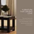 thumbnail image 6 of Maven Lane Paulo Wooden Side Table in Weathered Black Finish, Set of 2, 6 of 6