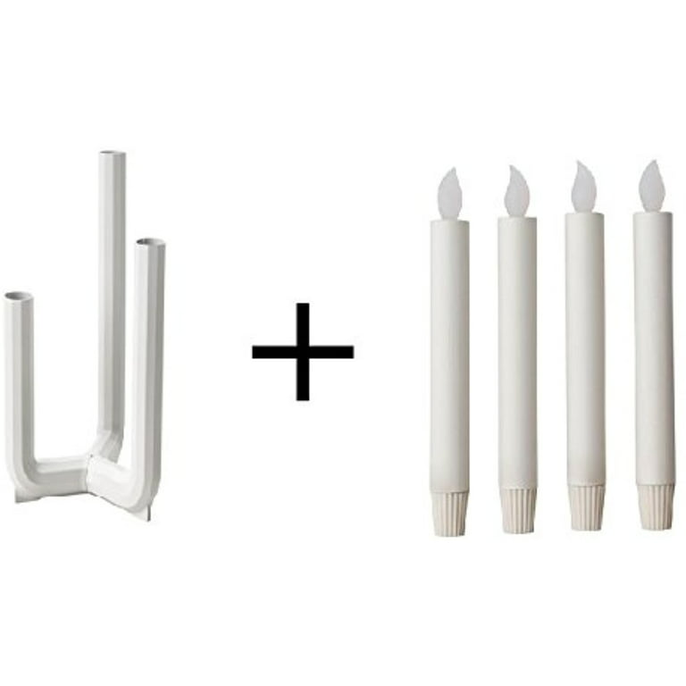 ÄDELLÖVTRÄD LED candle, white/indoor, 11 - IKEA