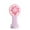 Pink, variant on Hvmvliv Portable Fan Handheld Fan with Base Travel Portable Fan USB Charging Mini Fan for Outdoor Travel Camping Blue