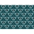 thumbnail image 1 of Ahgly Company Indoor Rectangle Patterned Deep Teal Green Area Rugs, 7' x 9', 1 of 6