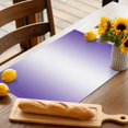 thumbnail image 3 of Placemats Set of 6, Ombre White Purple Place Mats Gradient Color Tablemats Washable Placemat Table Decoration for Kitchen Table Dinner Party Home Decor Indoor Outdoor 13x19 Inch, 3 of 9