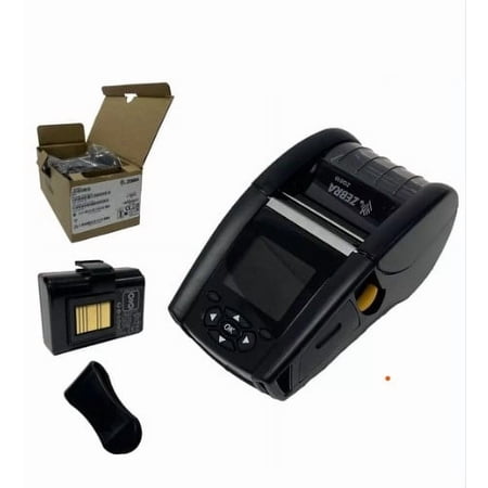 Zebra ZQ610 Barcode Label Printer: ZQ61-AUFA000-00 w/ Battery and Belt clip