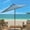 Baby Blue, variant on SAFAVIEH Cannes 9' Market Push Wooden Patio Umbrella, Baby Blue