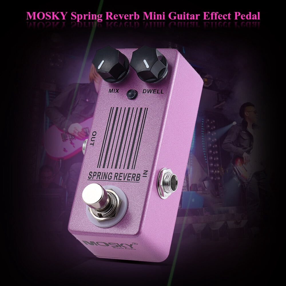 MOSKY MP-51 Spring Reverb Mini Single Guitar Effect Pedal True Bypass