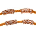 thumbnail image 2 of simhoa 12 Pcs Perles Tube Filigrane Grand Trou Perles Européennes Bracelets DIY Or Rose, 2 of 8